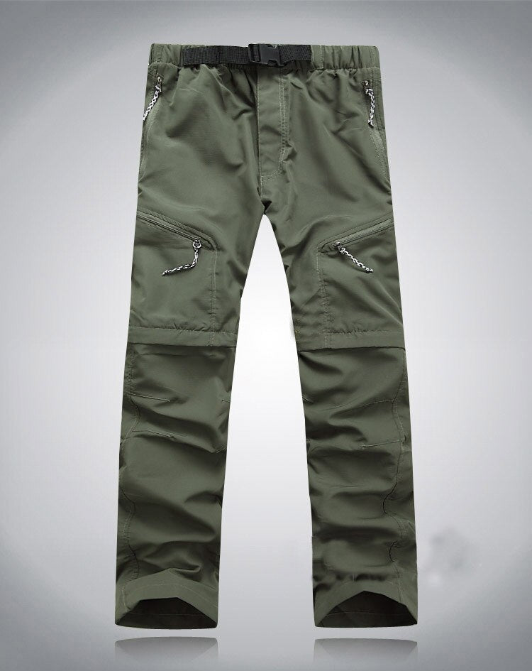 Heren Afritsbroek met Elastische Taille en Ritsen