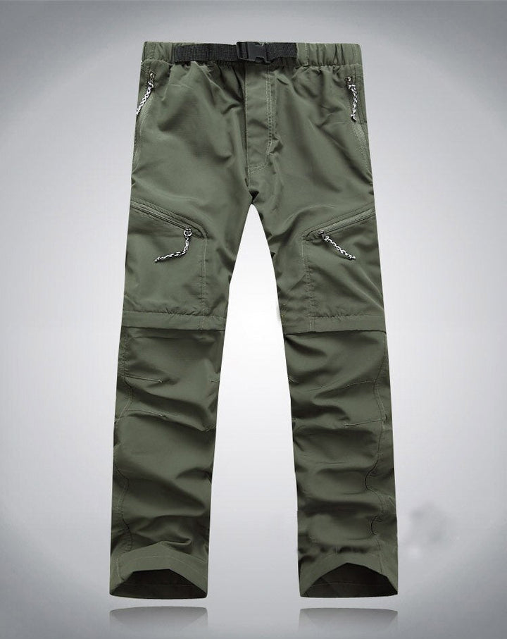 Heren Afritsbroek met Elastische Taille en Ritsen