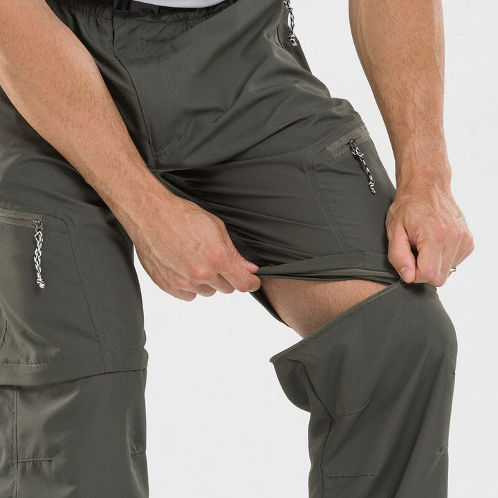 Heren Afritsbroek met Elastische Taille en Ritsen
