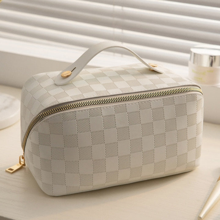Ellieh | Luxe Make-up Tas voor Dames - Hoogwaardig PU-leer, Slimme Indeling