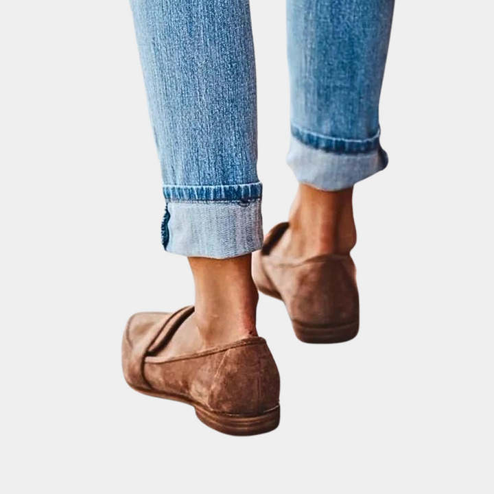Dames Loafers – Zwart Suède, Casual Instappers voor Elke Gelegenheid