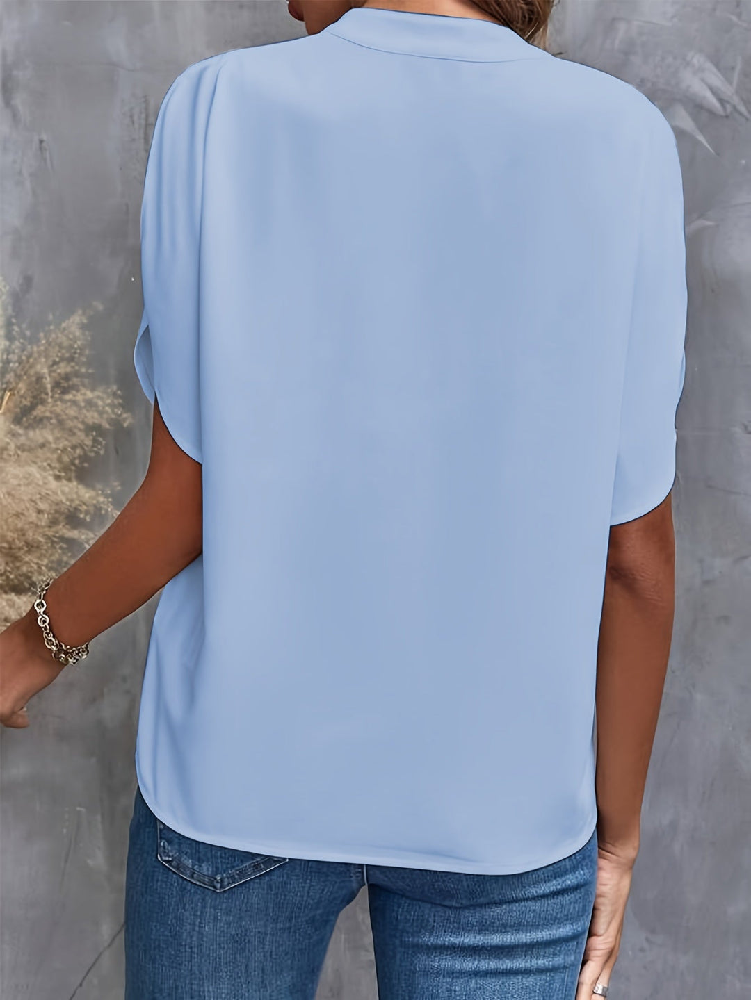 Lichtgewicht V Hals Blouse voor Dames