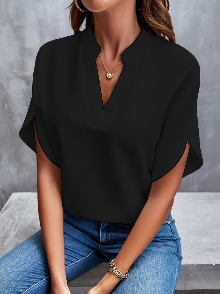 Lichtgewicht V Hals Blouse voor Dames