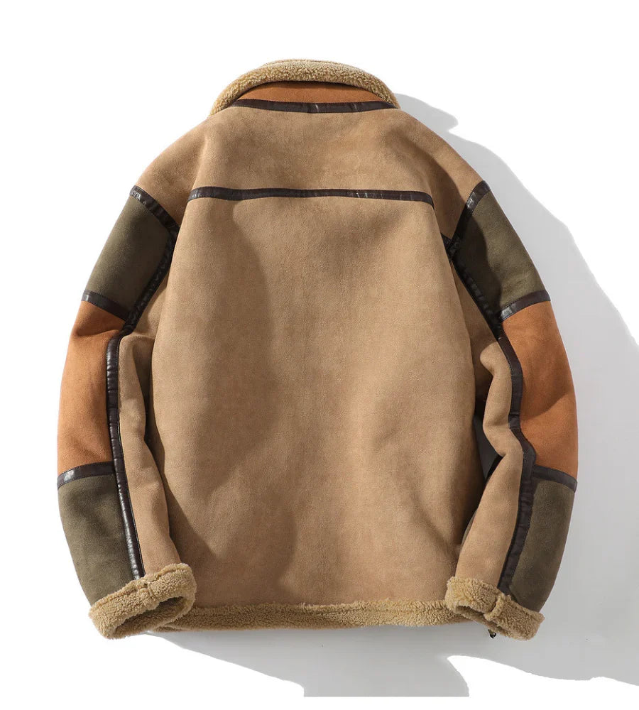 Emilio Valente Suède Fleece Jas