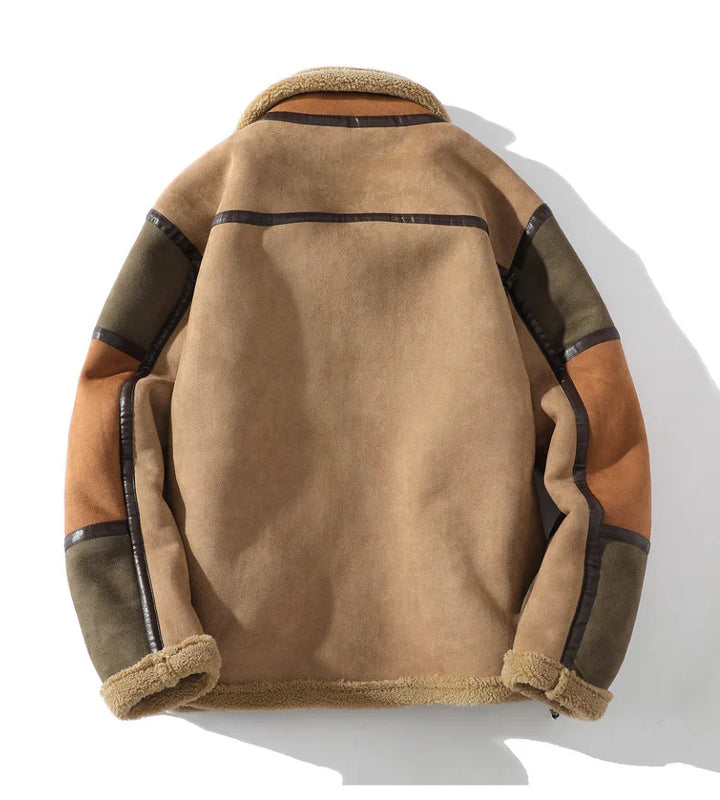 Emilio Valente Suède Fleece Jas