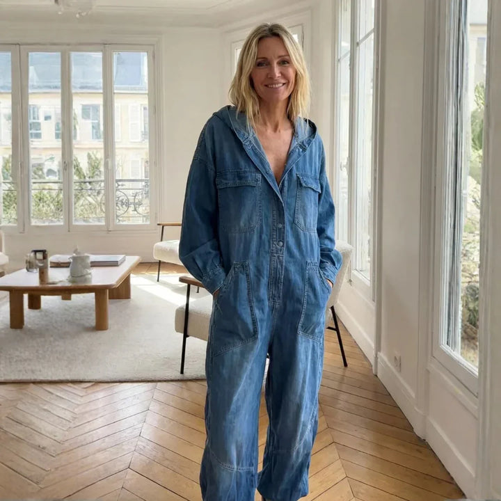 Sierra | Lange Mouwen Hoodie Jumpsuit