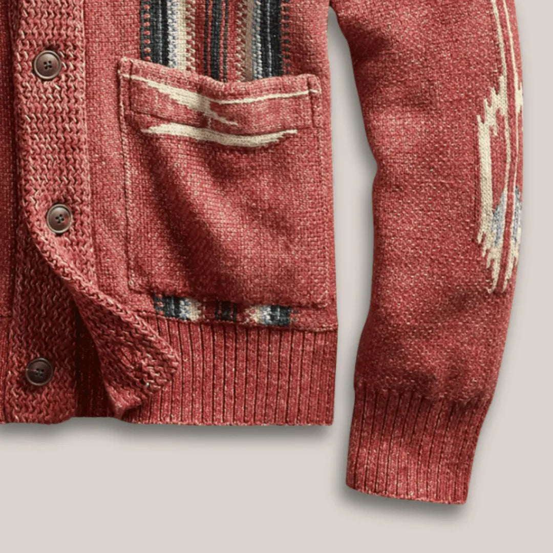Dalton Weave Wol Cardigan