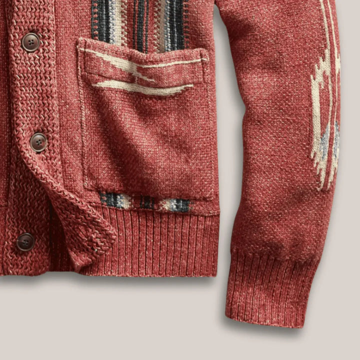 Dalton Weave Wol Cardigan