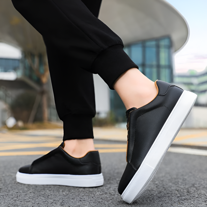 Boaz™ Stijlvolle Leren Sneakers