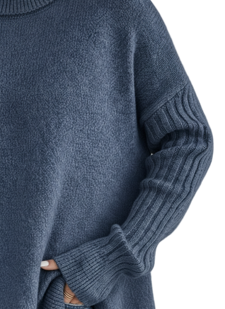 NAOMI – GEZELLIGE ASYMMETRISCHE TURTLENECK TRUI