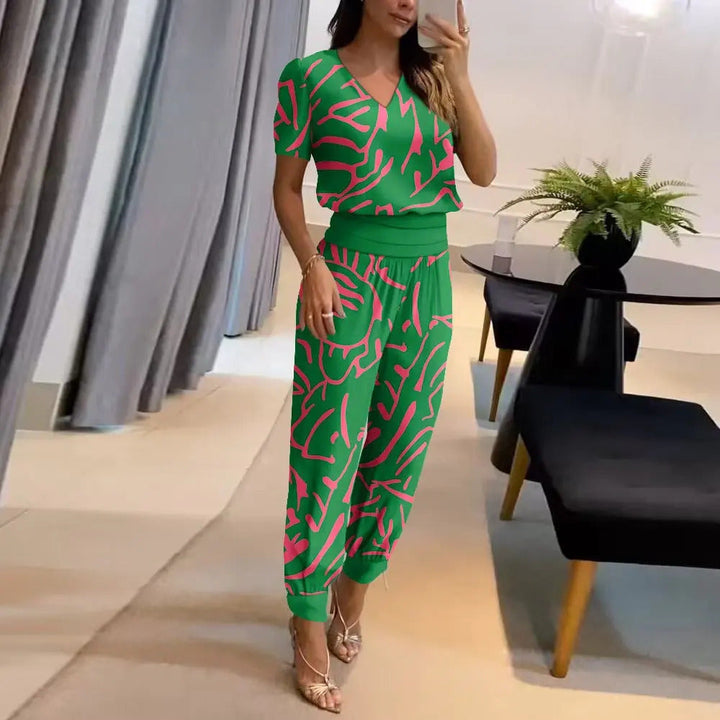 Jumpsuit met V-hals voor Dames