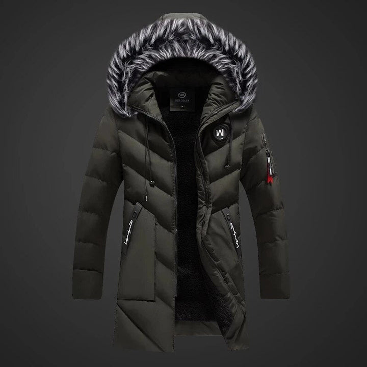Paul™ Heren Sherpa Gevoerde Lange Winterjas