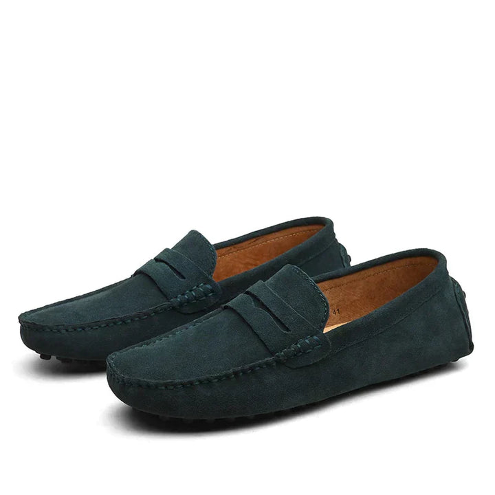 Leonardo | Suède Slippers - Italiaanse Stijl