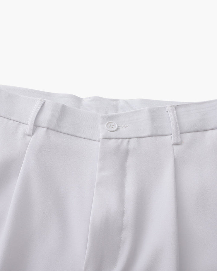 Enzo | Hoge Taille met Wijde Pijpen Anzugbroek