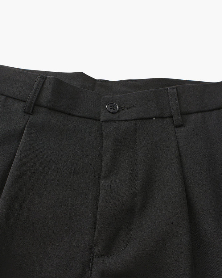 Enzo | Hoge Taille met Wijde Pijpen Anzugbroek