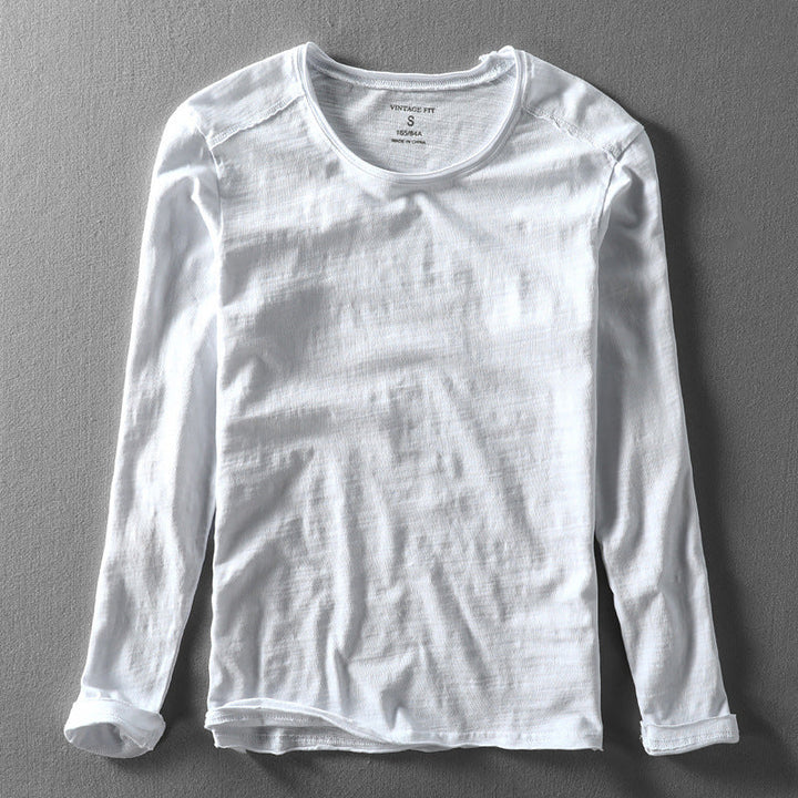 Toshiro Katoenen Langemouwen Shirt