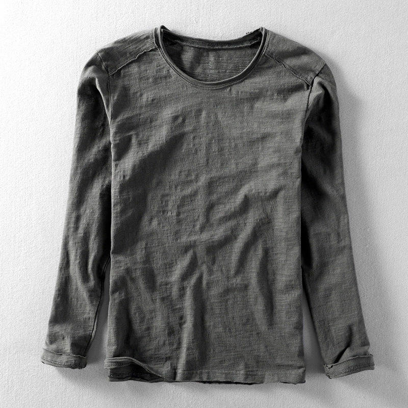 Toshiro Katoenen Langemouwen Shirt