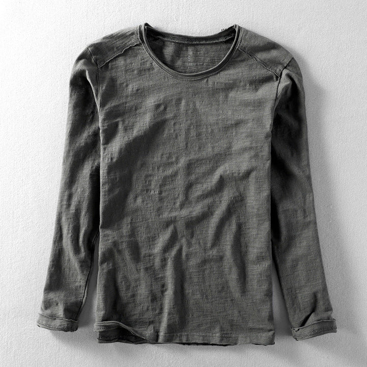 Toshiro Katoenen Langemouwen Shirt