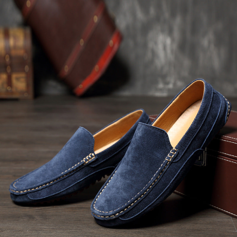 Leandro Italiaanse 100% Echte Suède Loafers