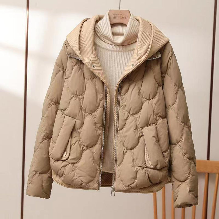 Elara Zijde-Lined Puffer Jast