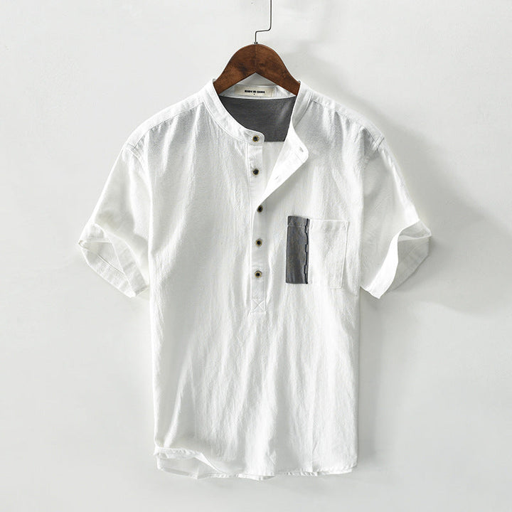 Saint Morris Luchtige Linnen Shirt