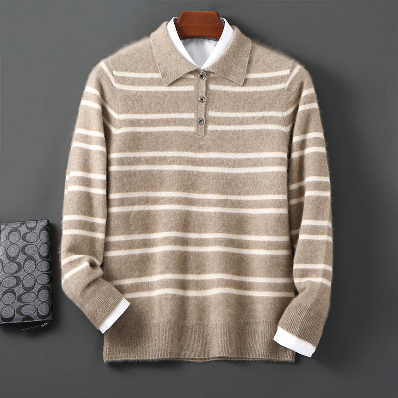Claire Merino Wol Polo Sweater