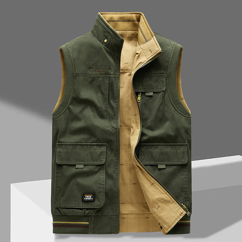 Emilio Katoenen Utility Vest