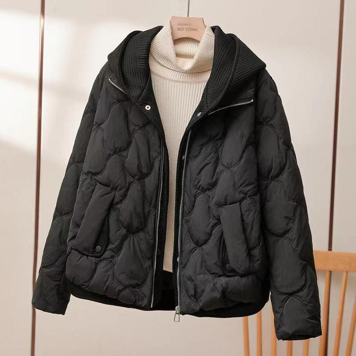 Elara Zijde-Lined Puffer Jast