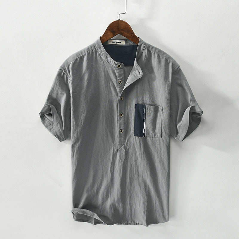 Saint Morris Luchtige Linnen Shirt