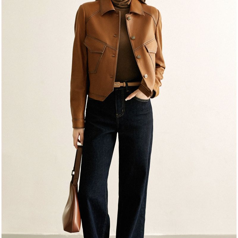 Elan Couture Vintage Leren Jas