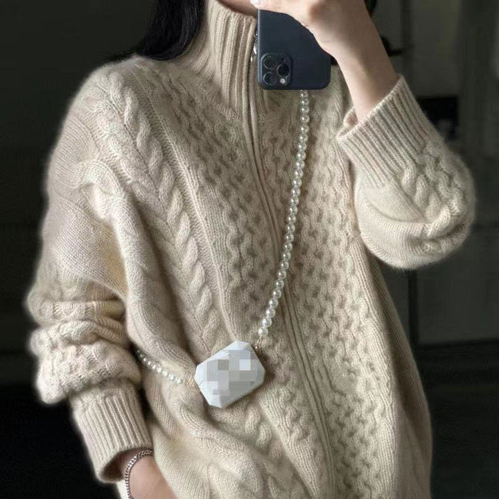 Elowen Cashmere Zip Jast