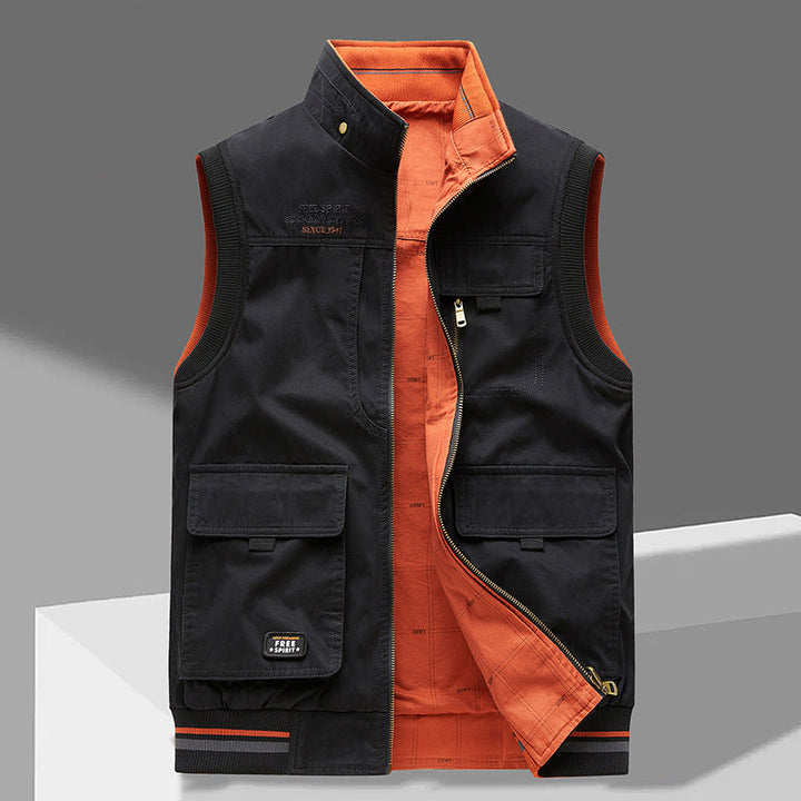 Emilio Katoenen Utility Vest