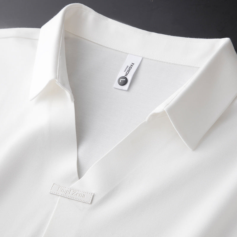 Cornelio Katoen Zijde Polo Shirt