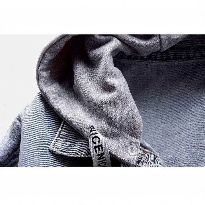 Valka Hooded Denim Jast