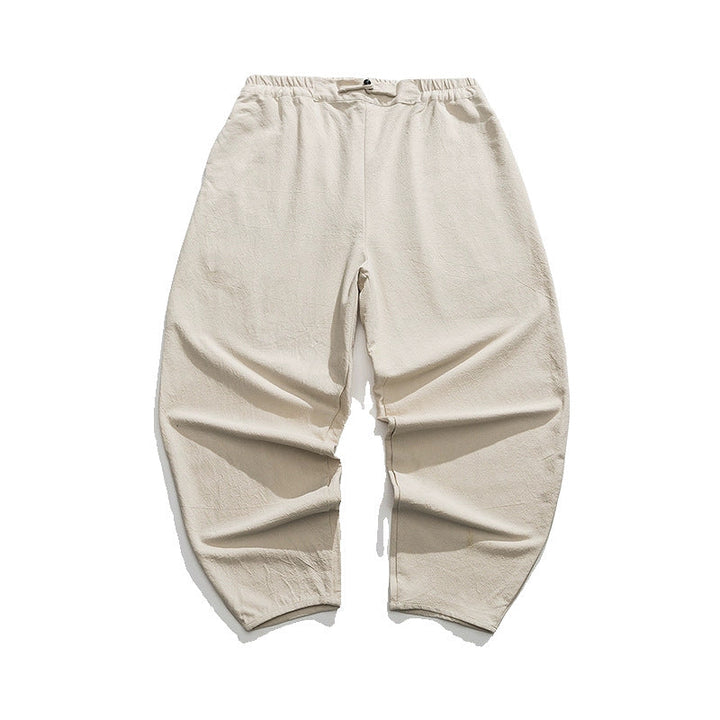 Edo Wijde-Leg Linnen Broek