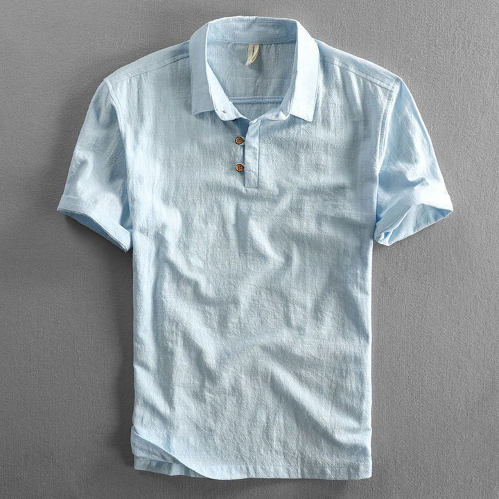 Haru Katoenen Linnen Polo