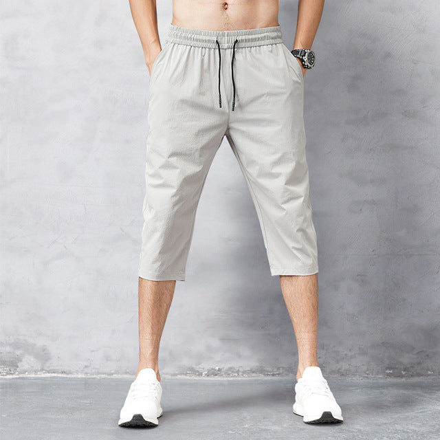 Short met Trekkoord en Zakken voor Heren