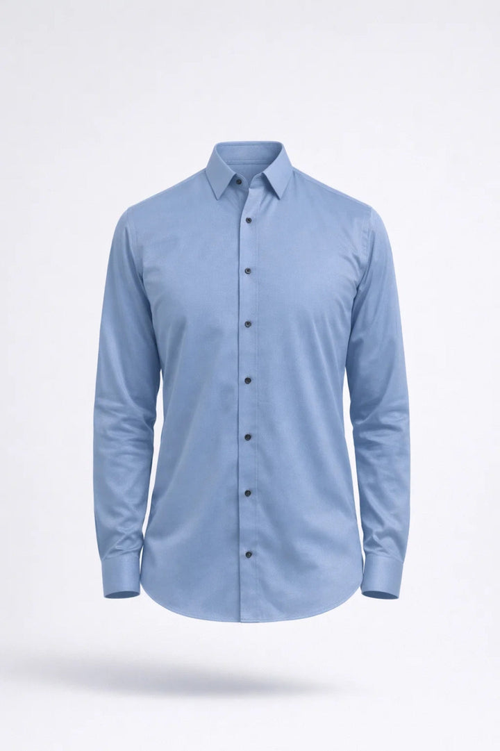Heren Overhemd met Lange Mouwen en Slim Fit