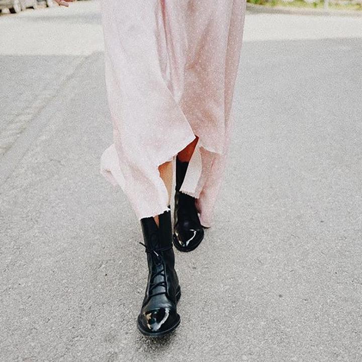 Sophia | Elegante Veter Enkellaarzen