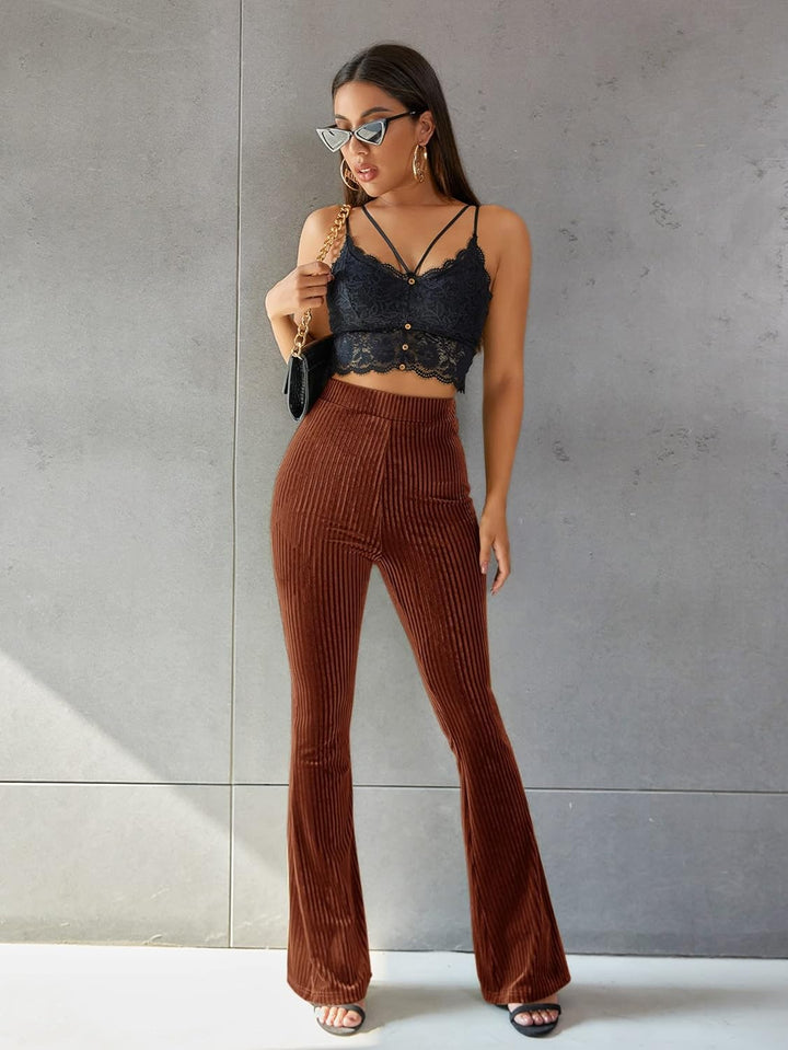 Uitlopende Corduroy Broek voor Dames