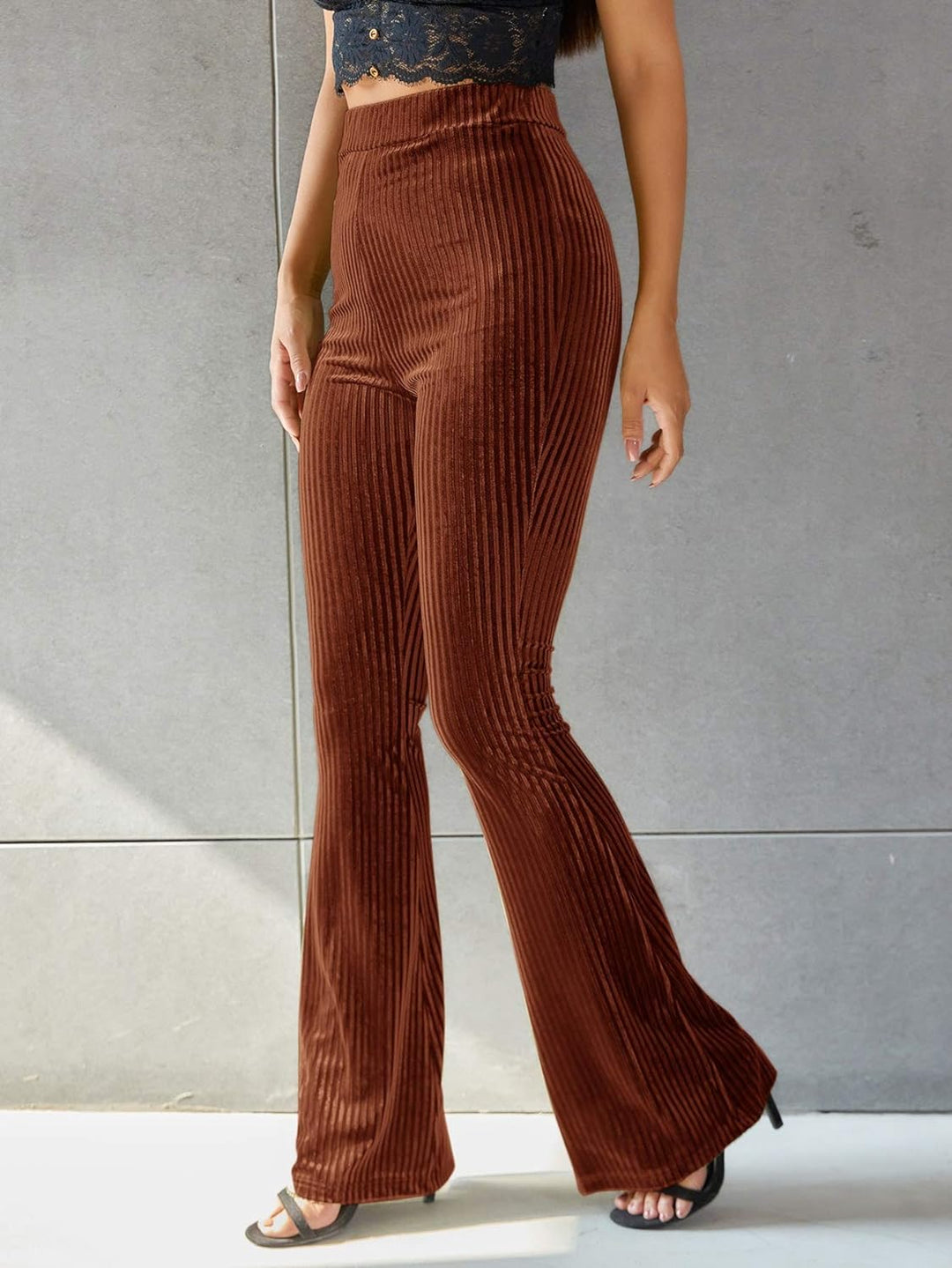 Uitlopende Corduroy Broek voor Dames