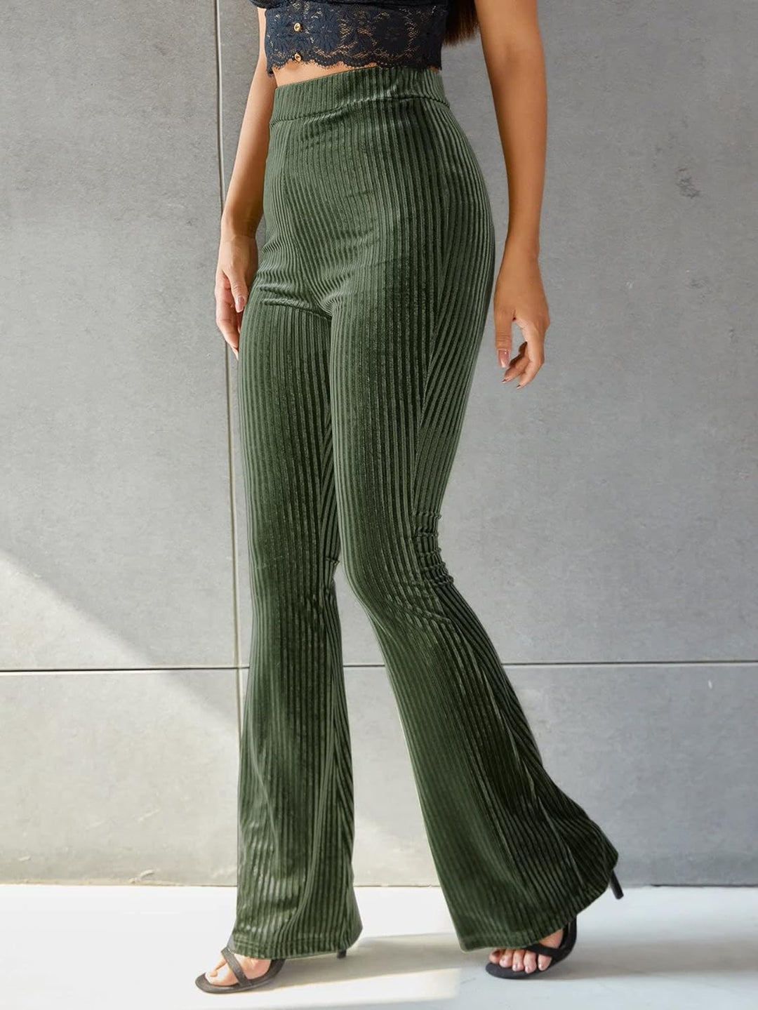 Uitlopende Corduroy Broek voor Dames