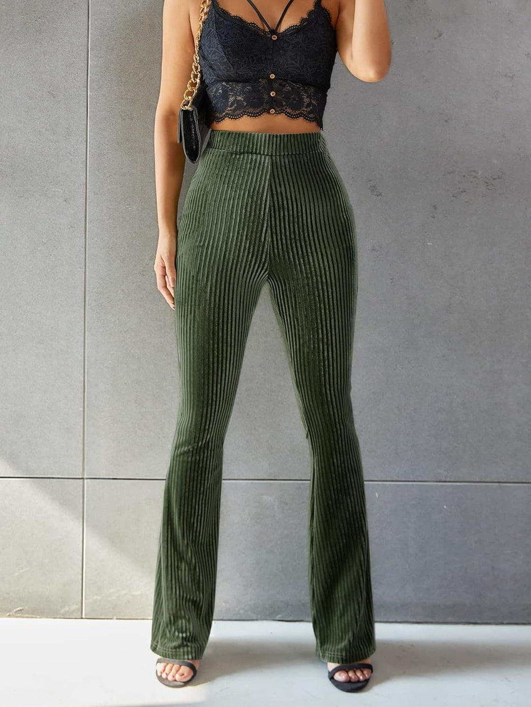 Uitlopende Corduroy Broek voor Dames