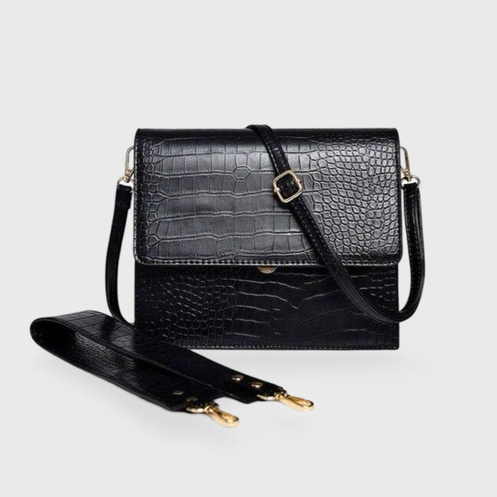 Diek | Compacte Croc Schoudertas - Crossbody