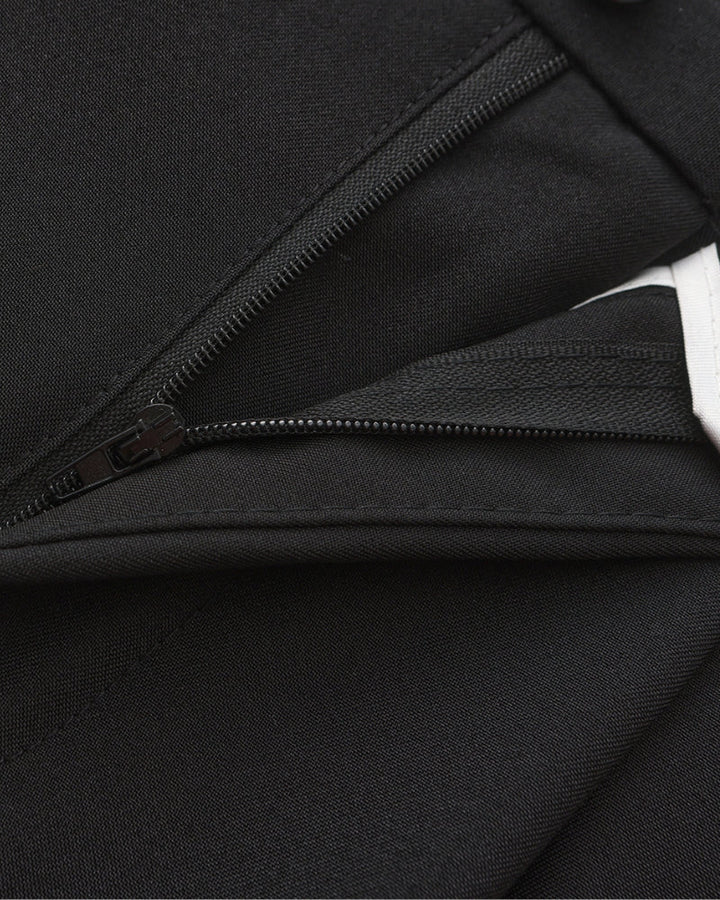 Enzo | Hoge Taille met Wijde Pijpen Anzugbroek