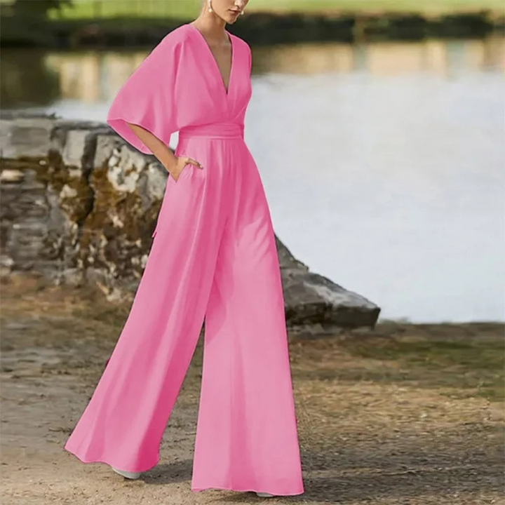 Jumpsuit met V-hals voor Dames