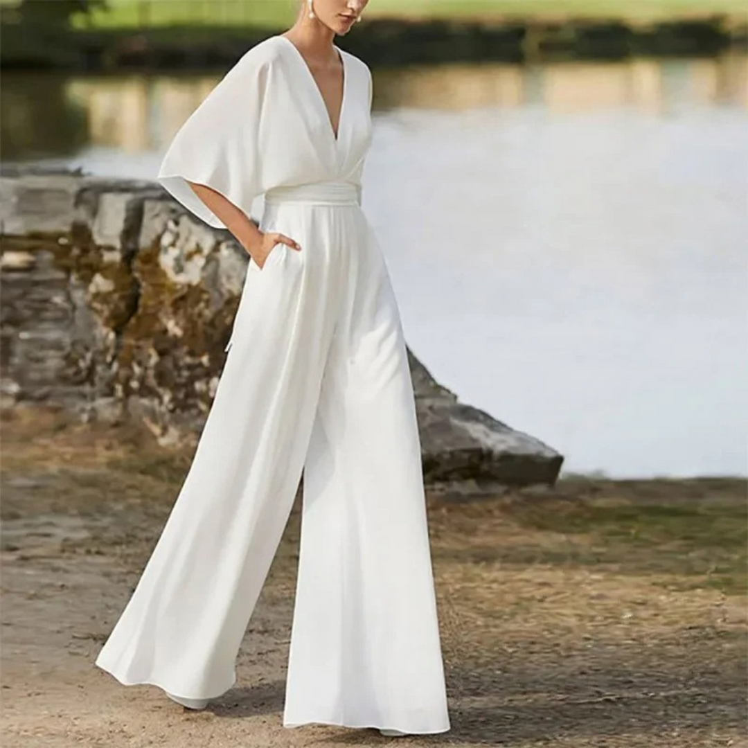 Jumpsuit met V-hals voor Dames