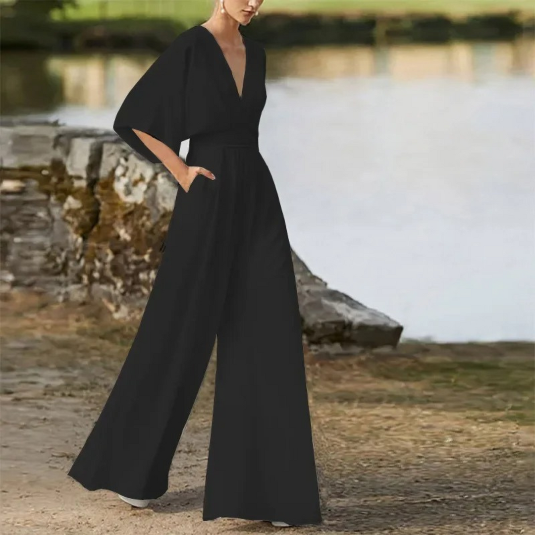 Jumpsuit met V-hals voor Dames