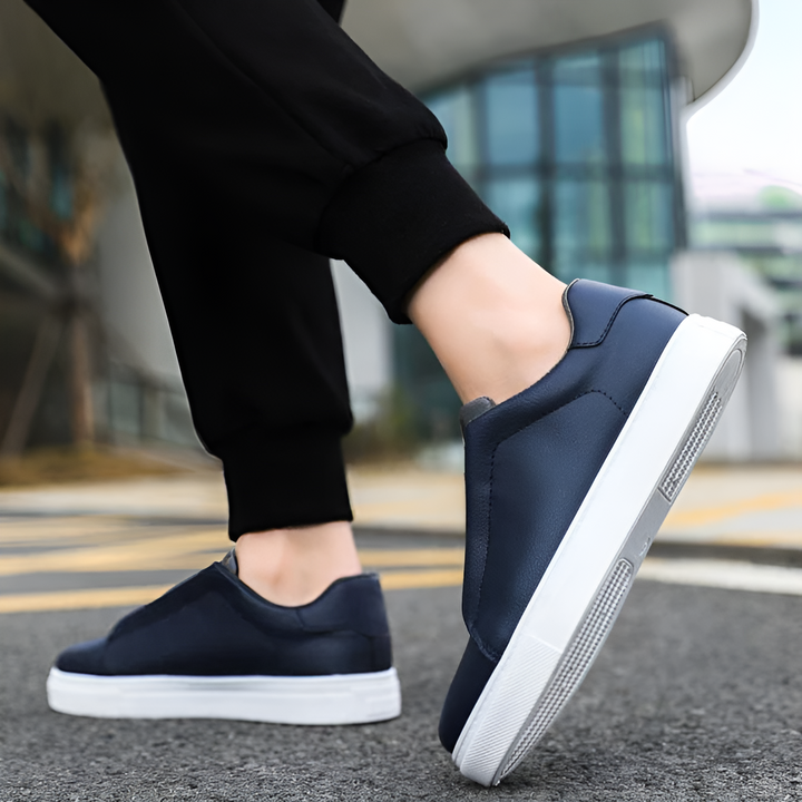 Boaz™ Stijlvolle Leren Sneakers
