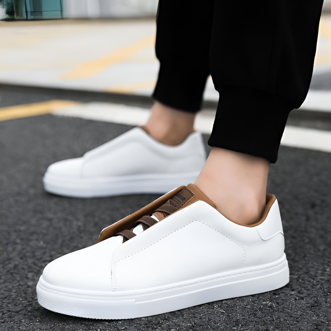 Boaz™ Stijlvolle Leren Sneakers